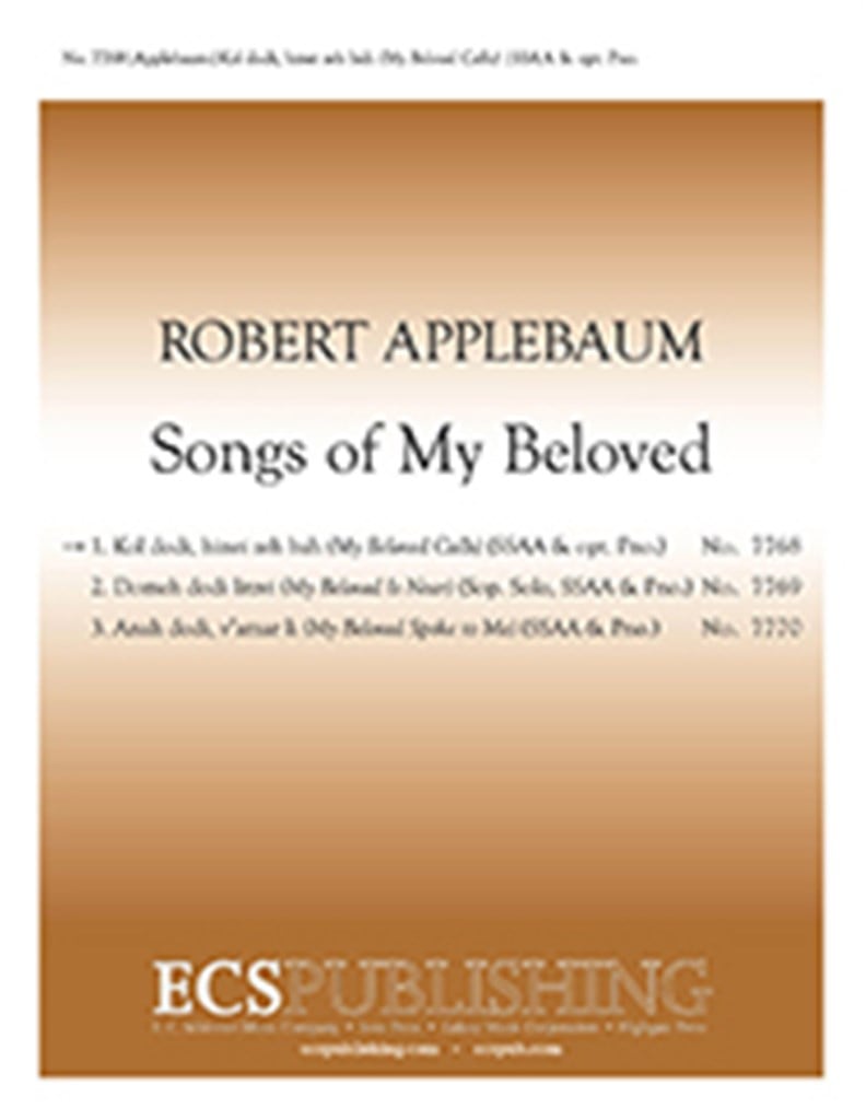 Songs of My Beloved: 1. Kol Dodi Hinei Zeh Bah