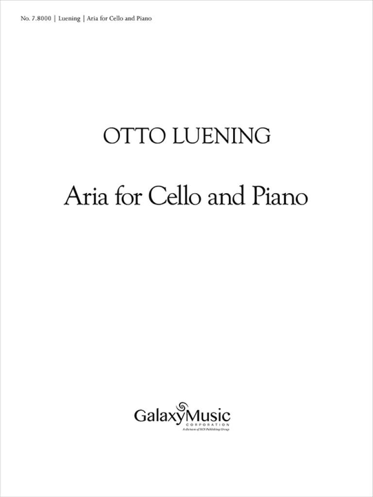 Aria for Cello and Piano