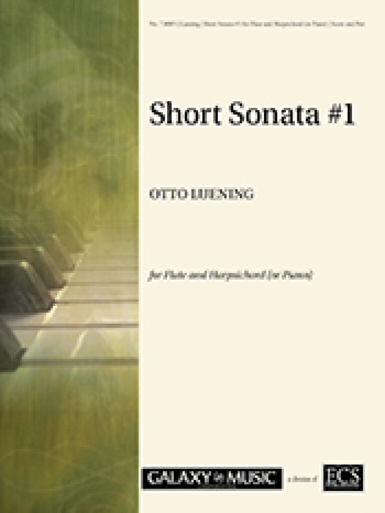 Short Sonata #1 for Flute and Harpsichord