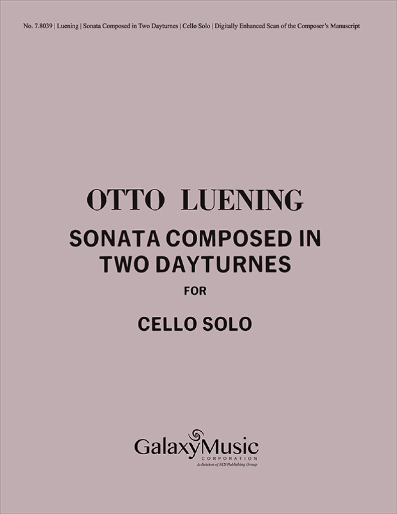 Sonata Composed in Two Dayturns