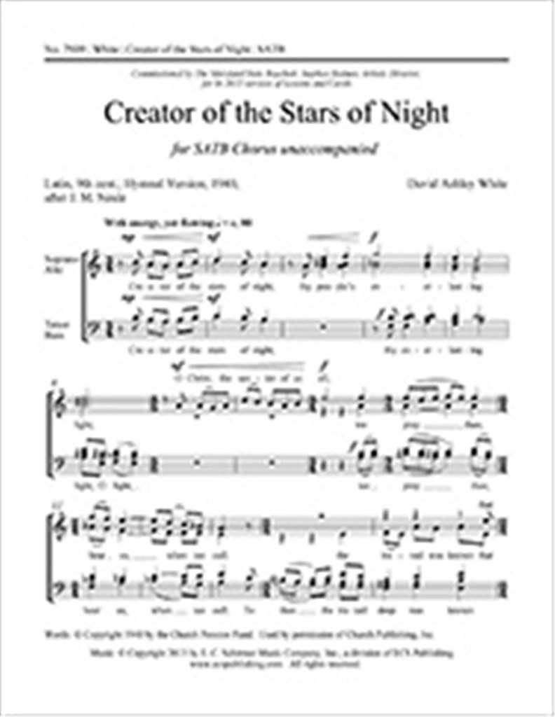 Creator of the Stars of Night