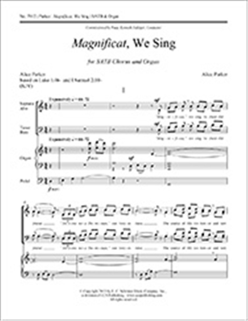 Magnificat, We Sing