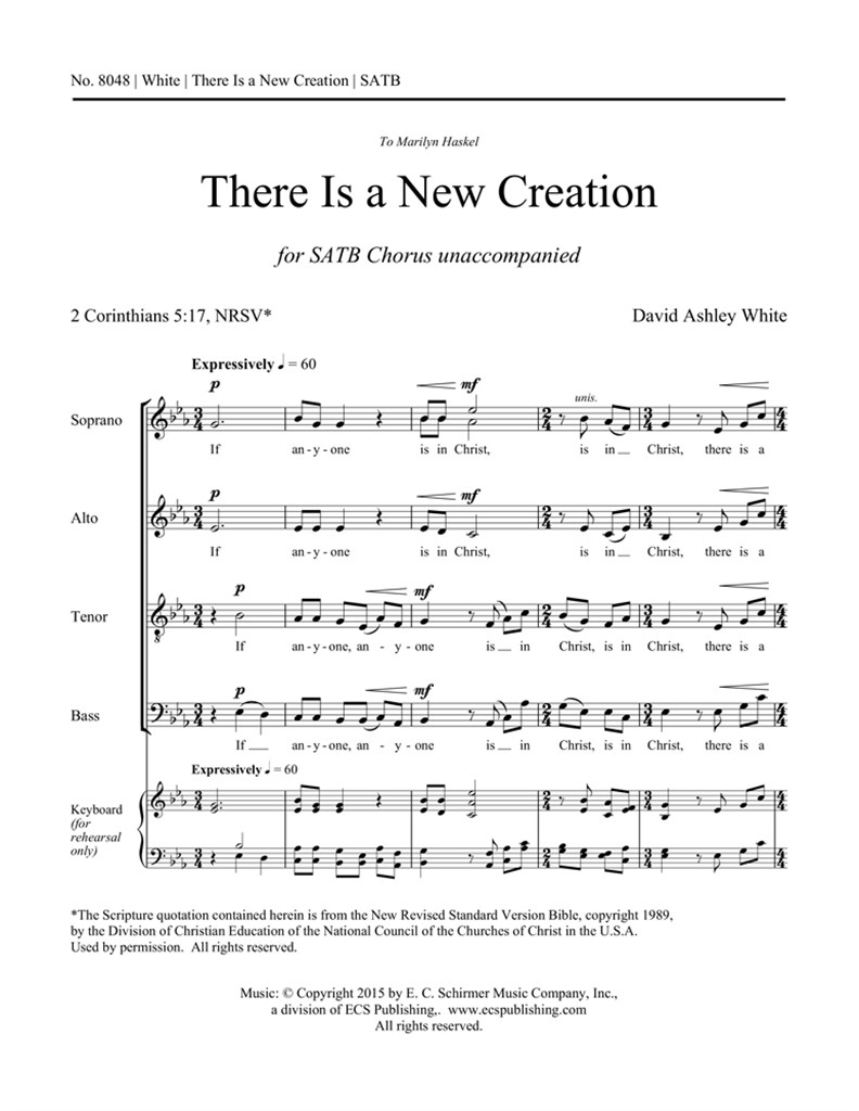 There Is a New Creation
