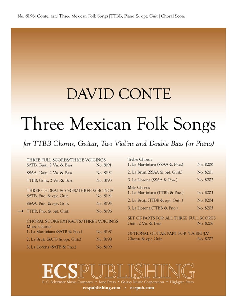 Three Mexican Folk Songs