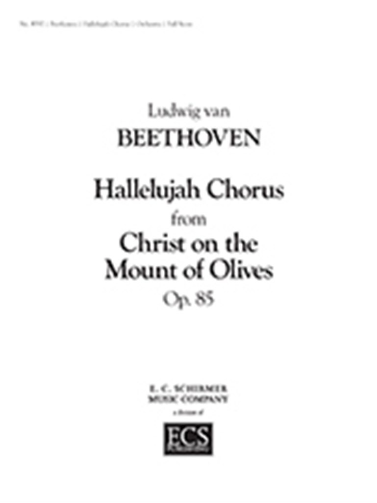 Hallelujah Chorus fr Christ on the Mount of Olives