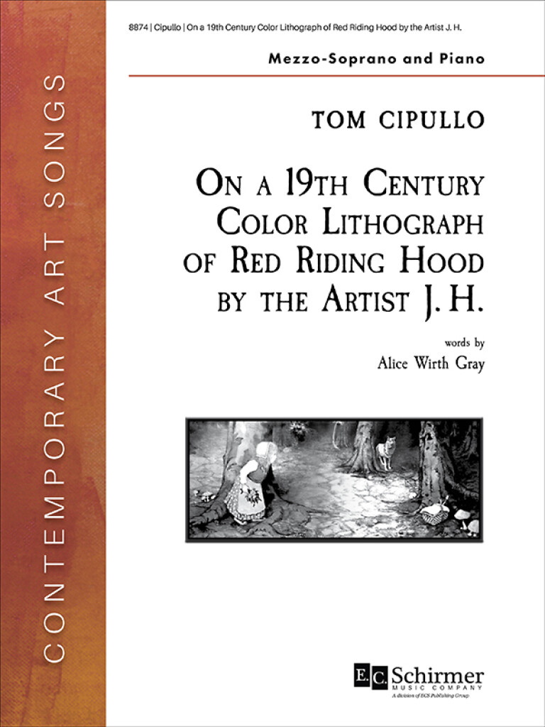 On a 19th Century Color Lithograph of Red Riding