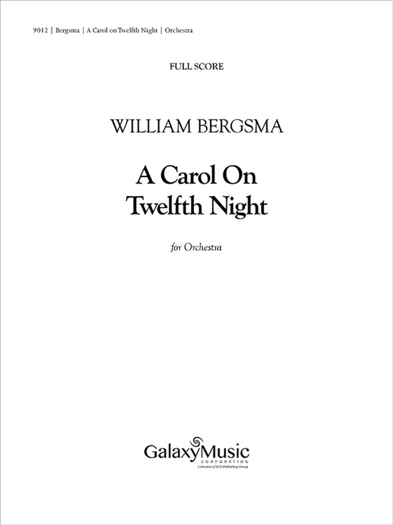 A Carol on Twelfth Night