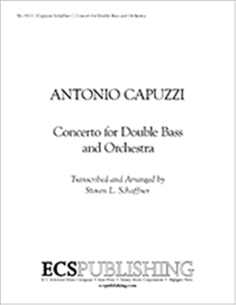 Concerto in F for Double Bass and Orchestra