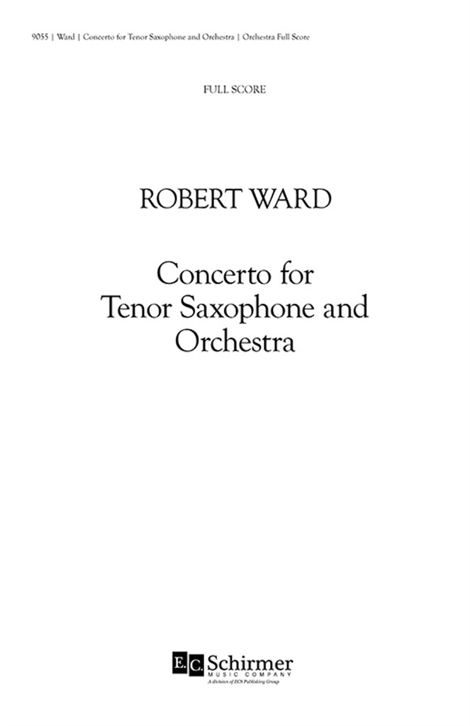 Concerto for Tenor Saxophone and Orchestra