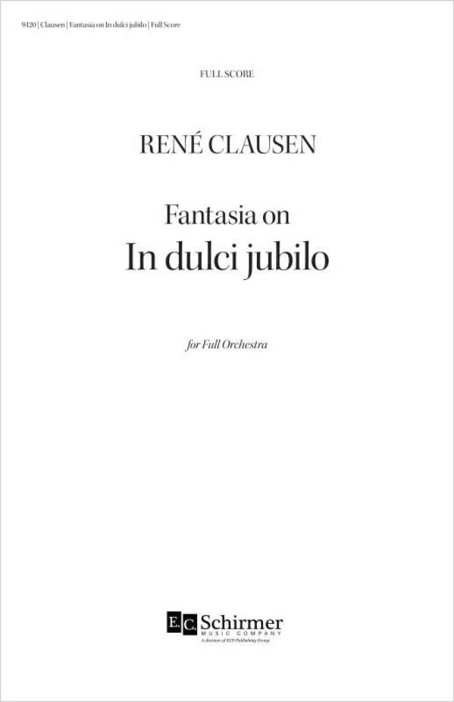 Fantasia on In dulci jubilo