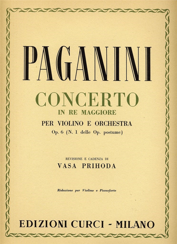 Concerto per violino e orchestra in Re m