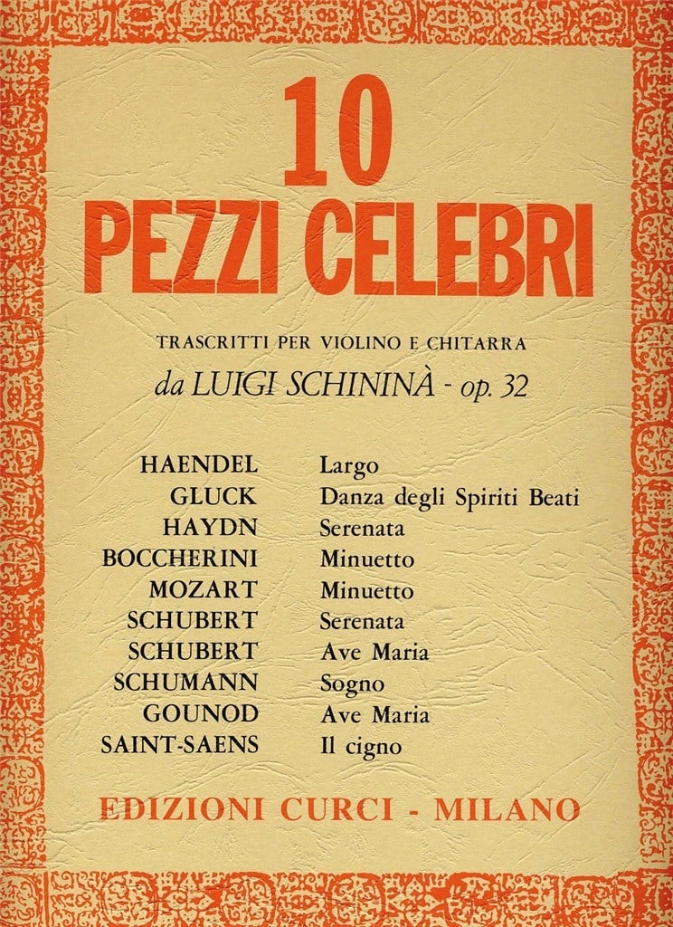 Pezzi Celebri (10) Op. 32