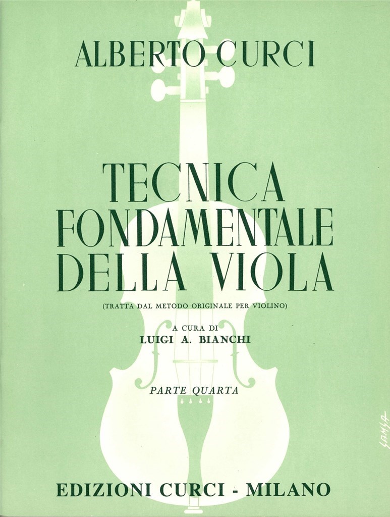 Tecnica Fondamentale Della Viola Vol. 4