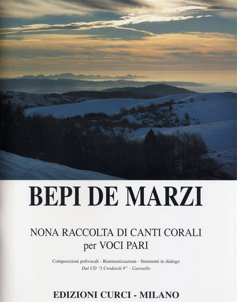 Nona Raccolta Di Canti Corali Per Voci Pari