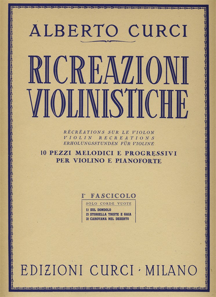 Ricreazioni Violinistiche Vol. 1