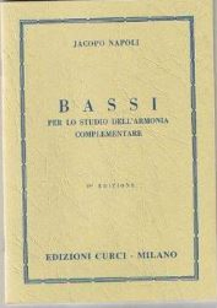 Bassi Per Lo Studio Dell'Armonia Complementare