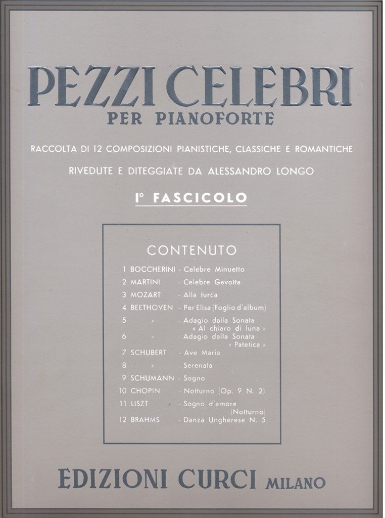 Pezzi Celebri Vol. 1 (Longo)