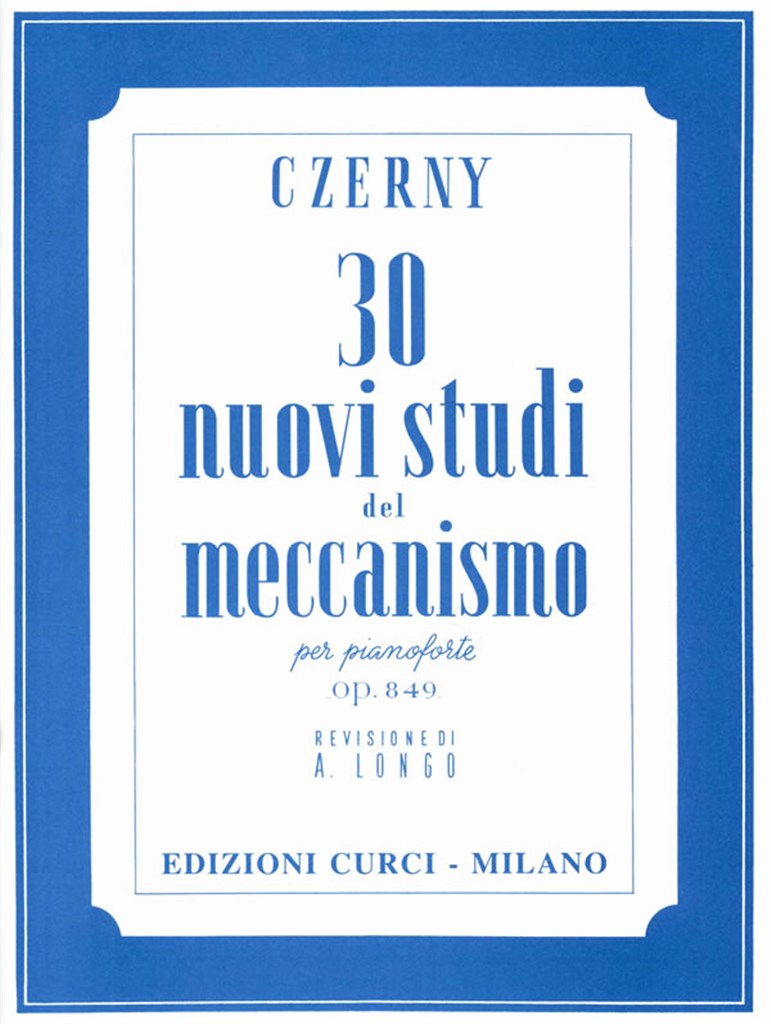 Nuovi Studi Di Meccanismo (30) Op. 849 (Longo)