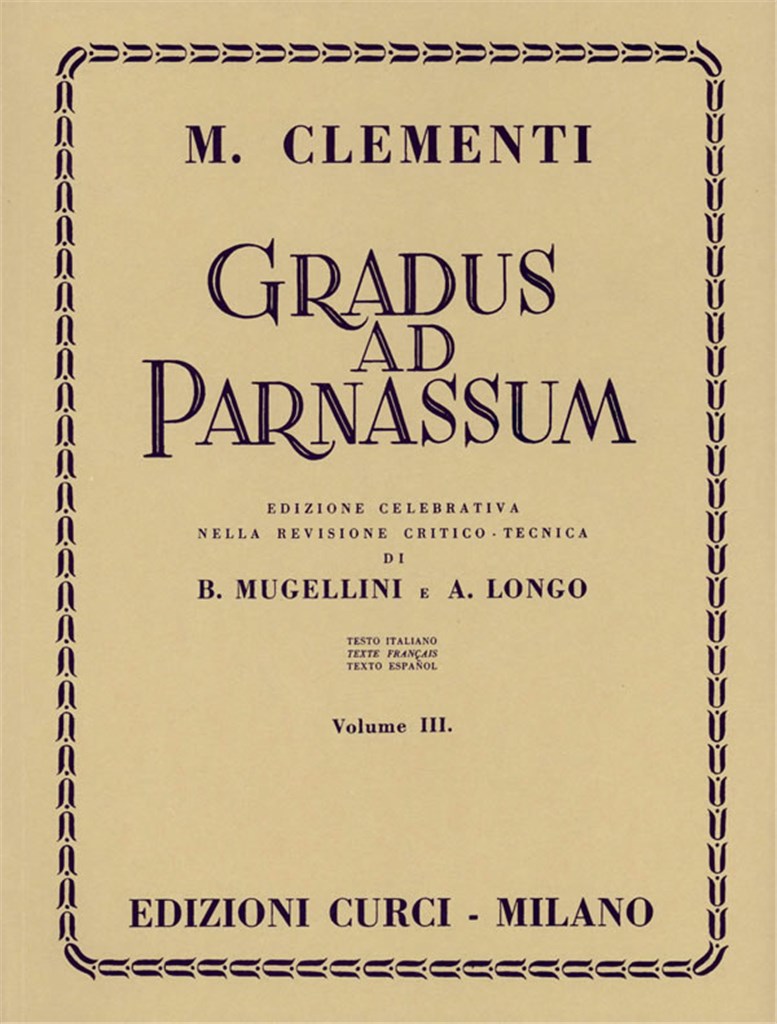 Gradus Ad Parnassum Vol. 3 (Mugellini/Longo)