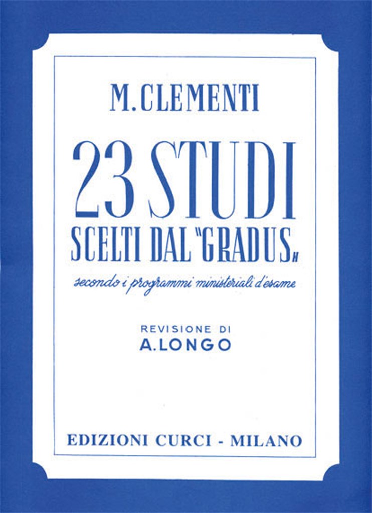 Studi (23) Scelti Dal Gradus (Longo)