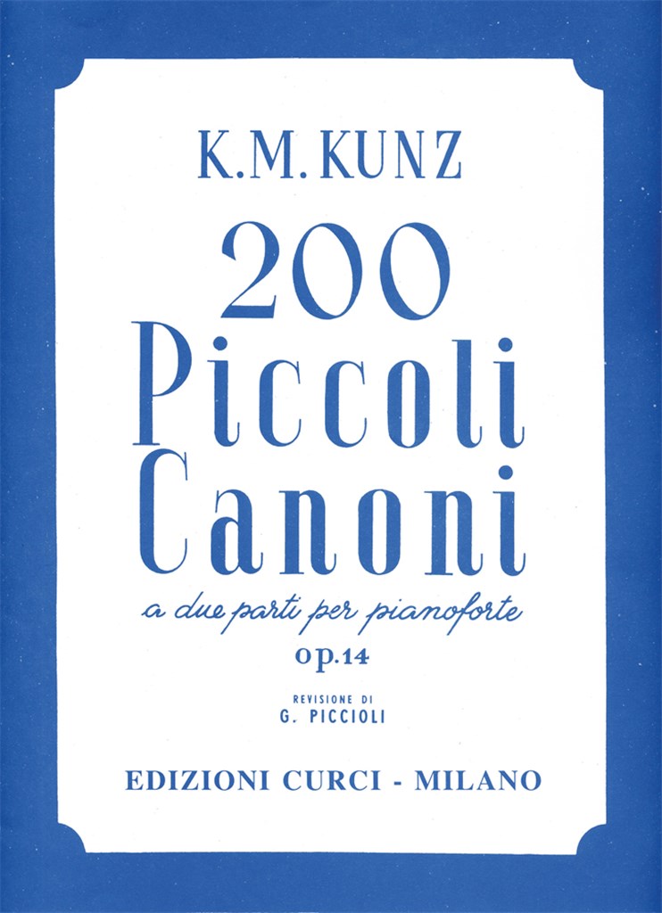Piccoli Canoni (200) Op. 14 (Piccioli)