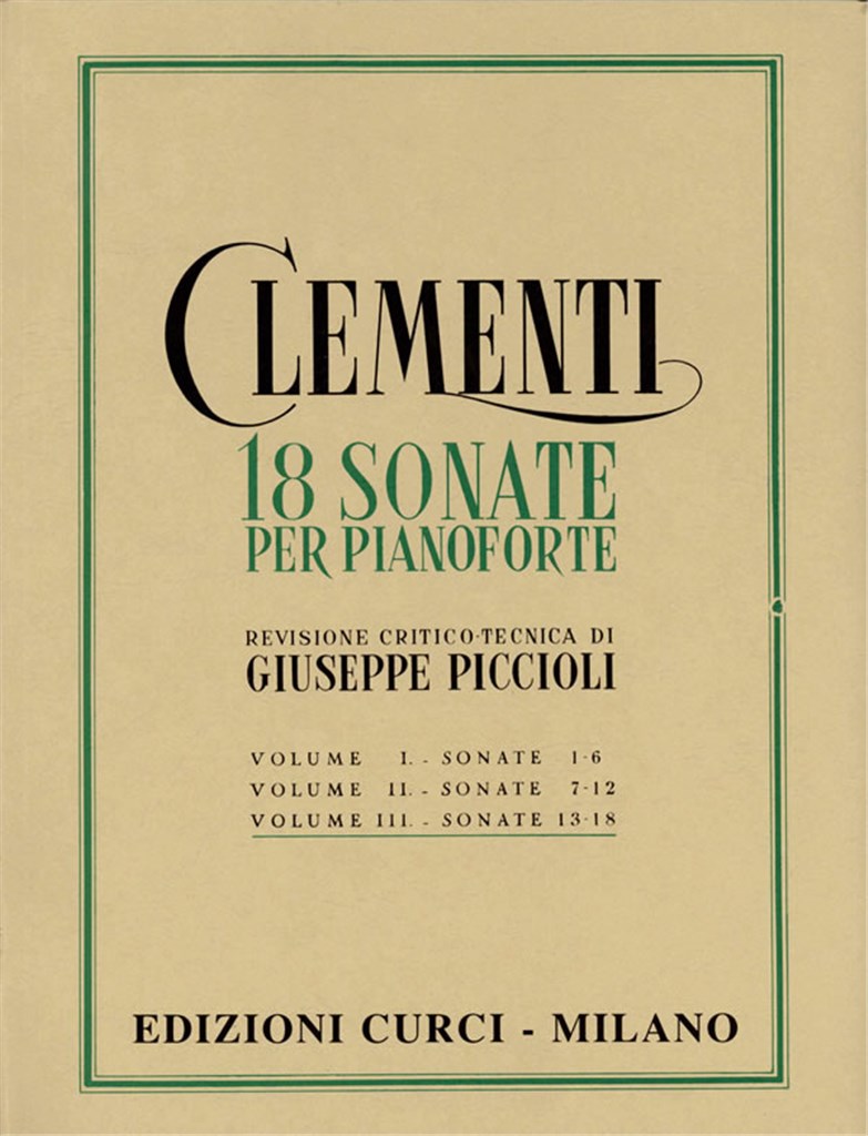 Sonate (18) Vol. 3 (Piccioli)