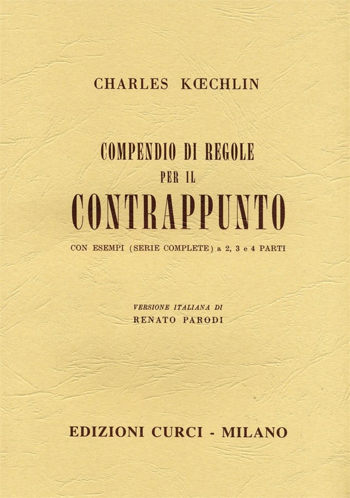 Compendio Di Regole Per Il Contrappunto