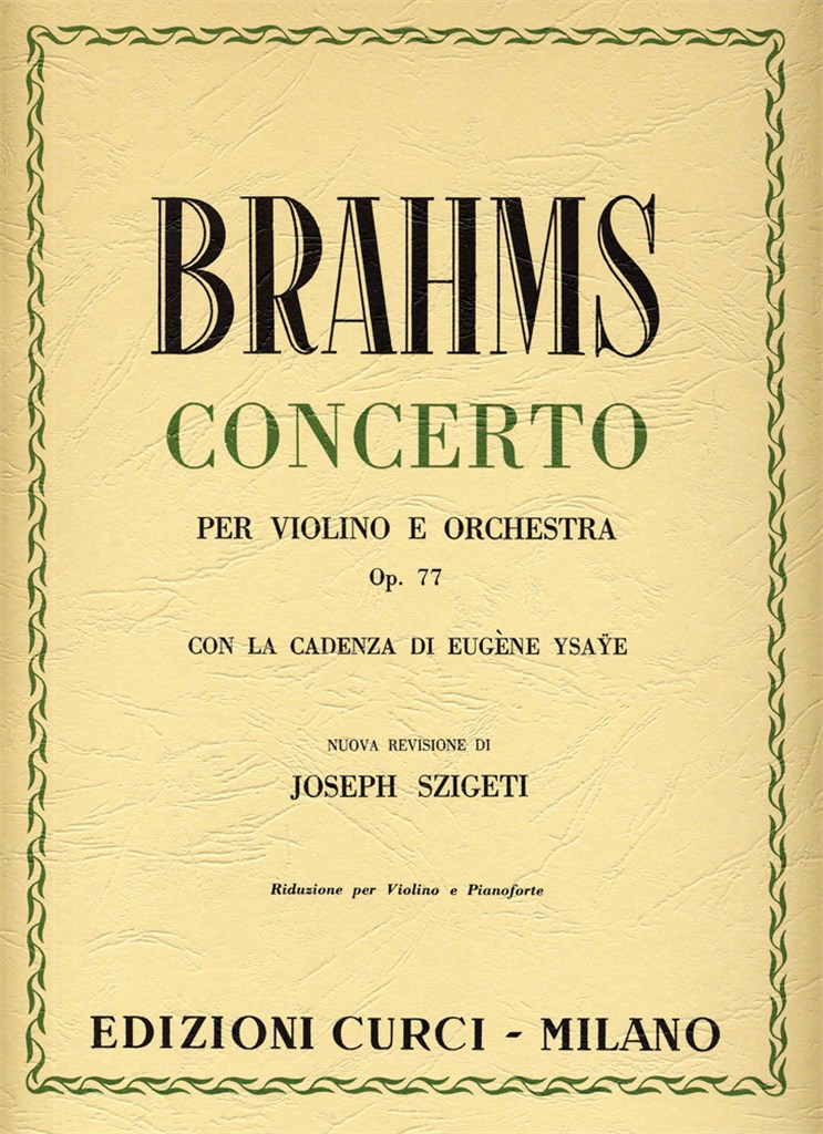 Concerto In Re Maggiore Op 77