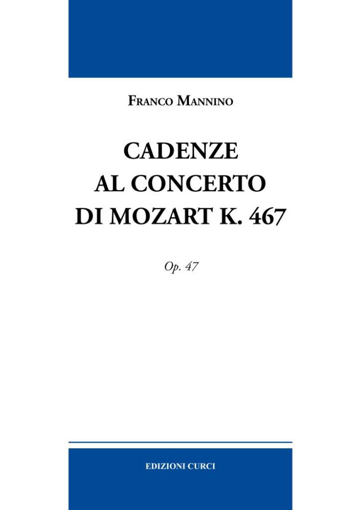 Cadenzas For Mozart's Piano Concerto Kv. 467