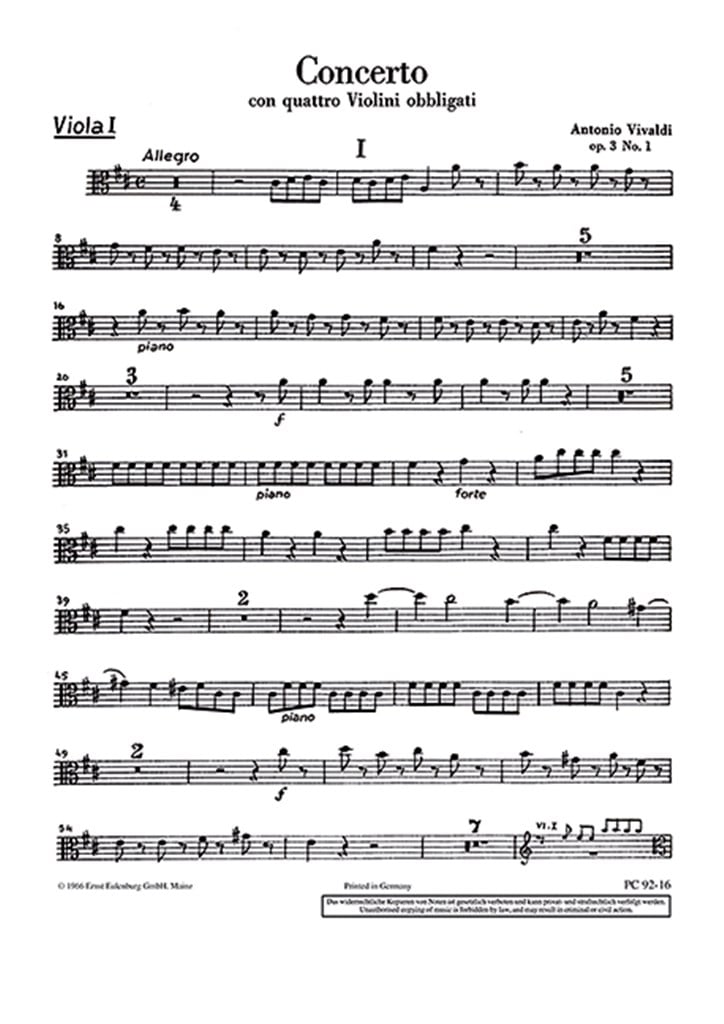 L'Estro Armonico op. 3/1 RV 549 / PV 146