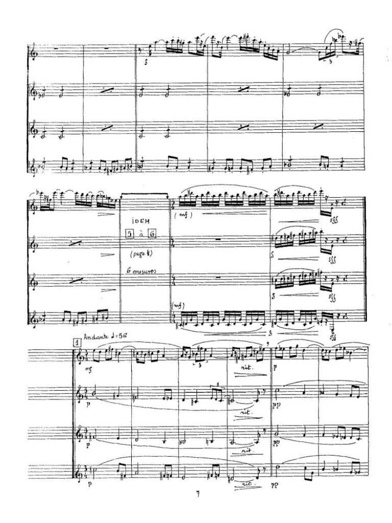Quartet N° 1