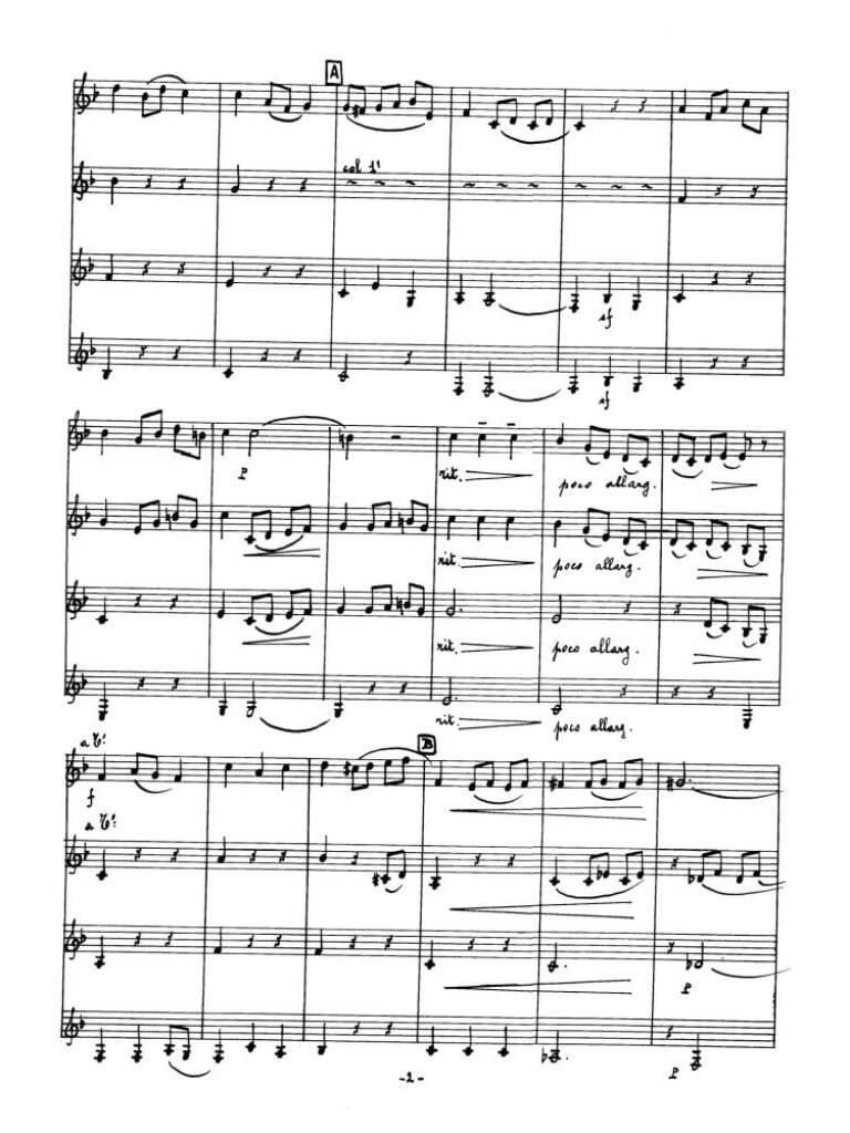 Quatuor N° 2