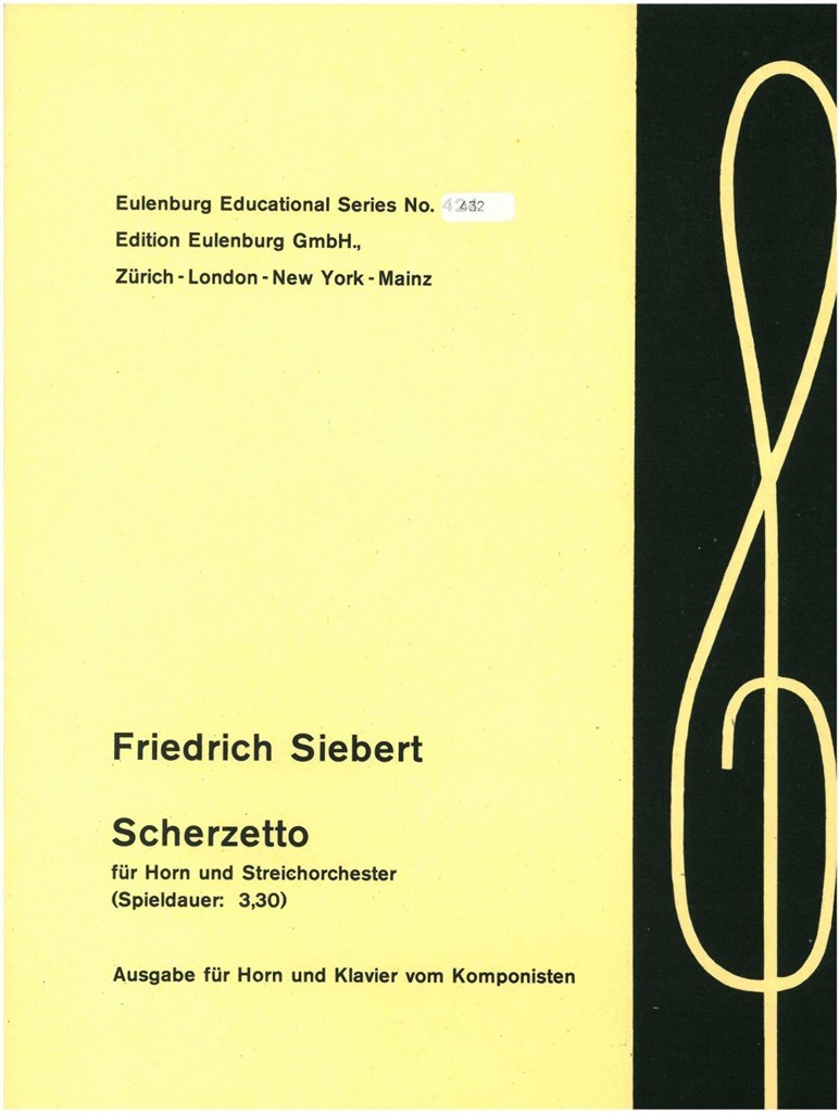 Scherzetto Für Horn und Klavier