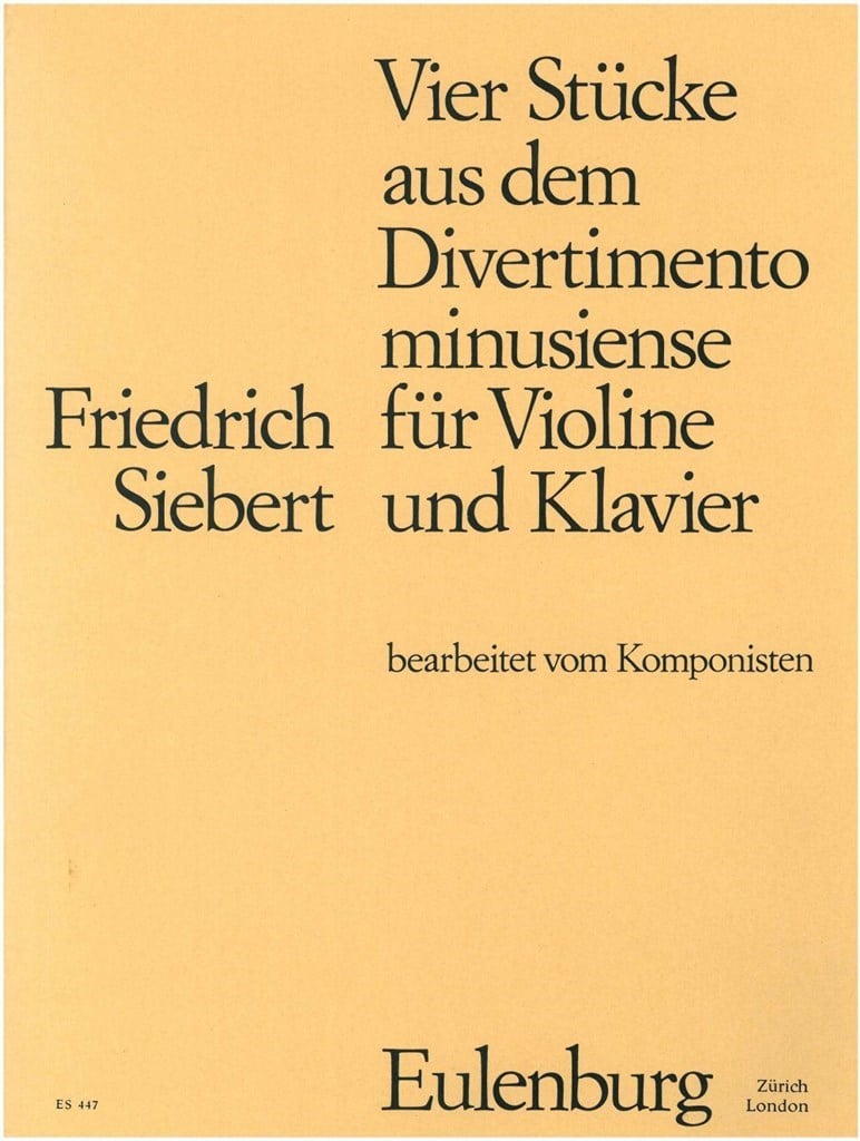 4 Stücke Aus Dem Divertimento Minusiense
