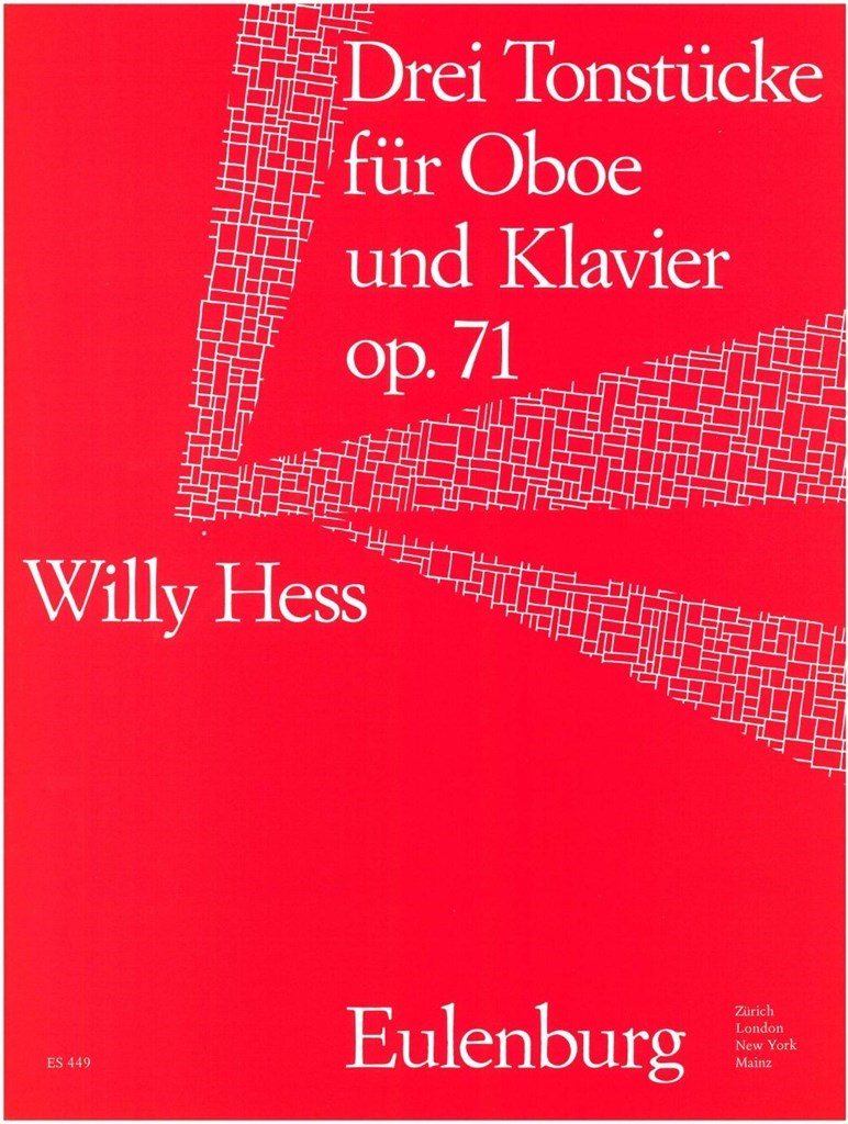 Drei Tonstücke Für Oboe und Klavier