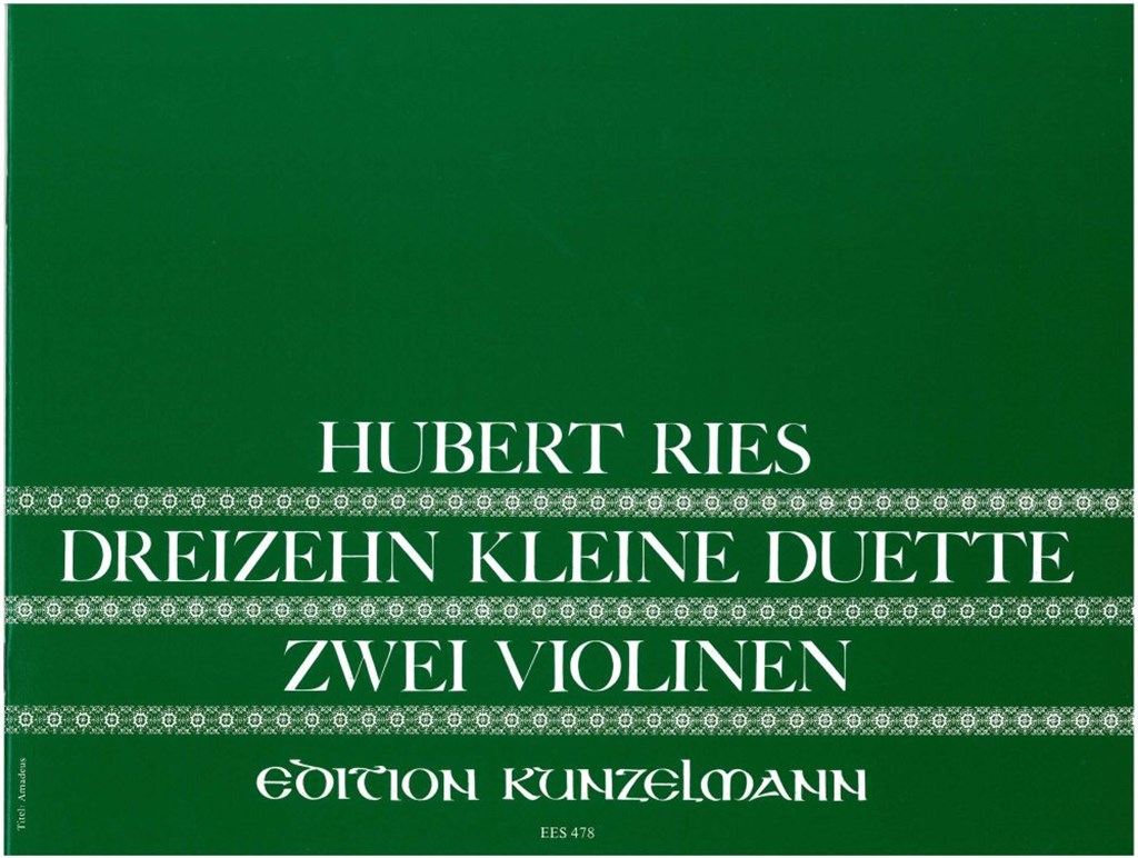 13 Kleine Duette Für 2 Violinen