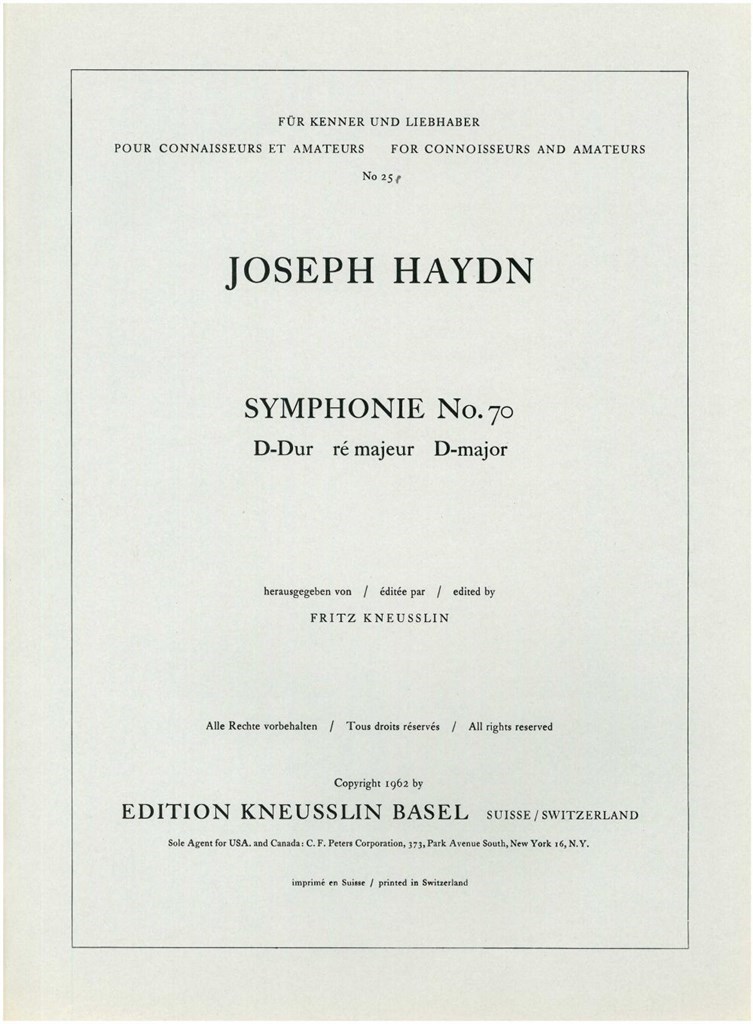 Sinfonie Nr. 70