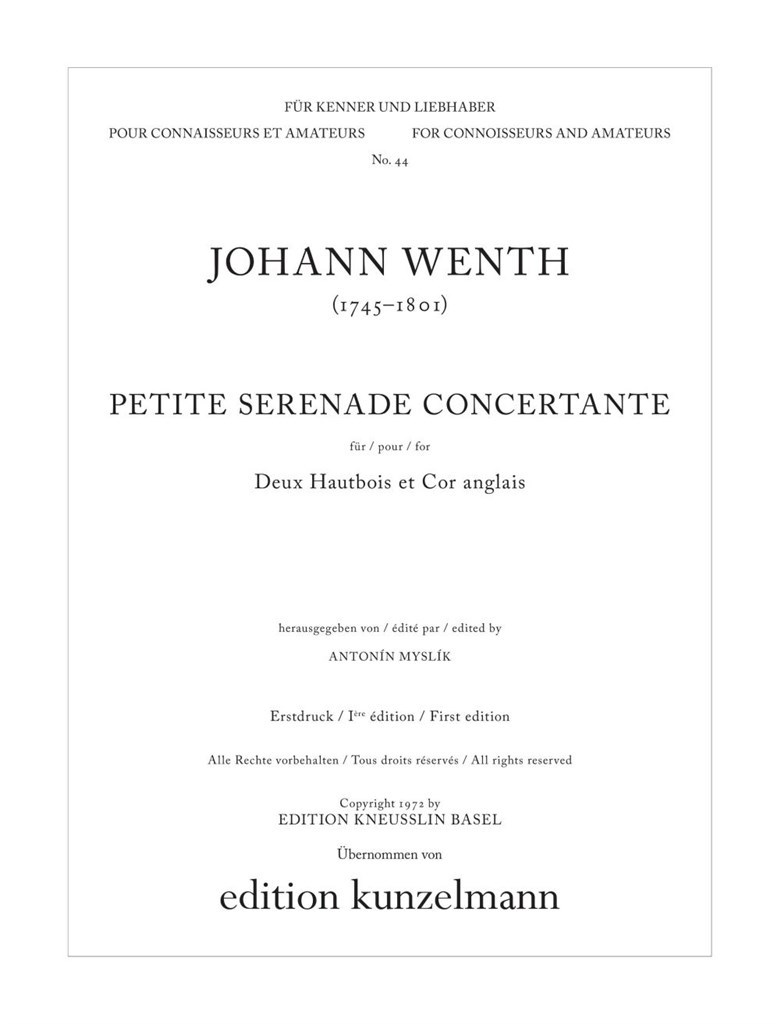 Petite Serenade Concertante