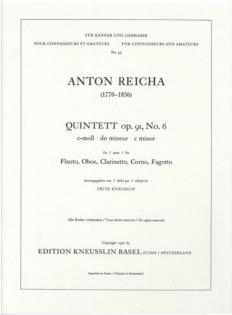 Quintett Op. 91-6