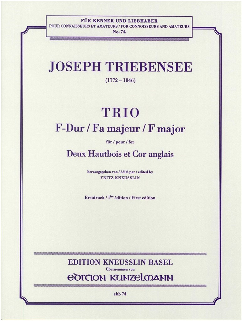 Trio Für 2 Oboen und Englischhorn