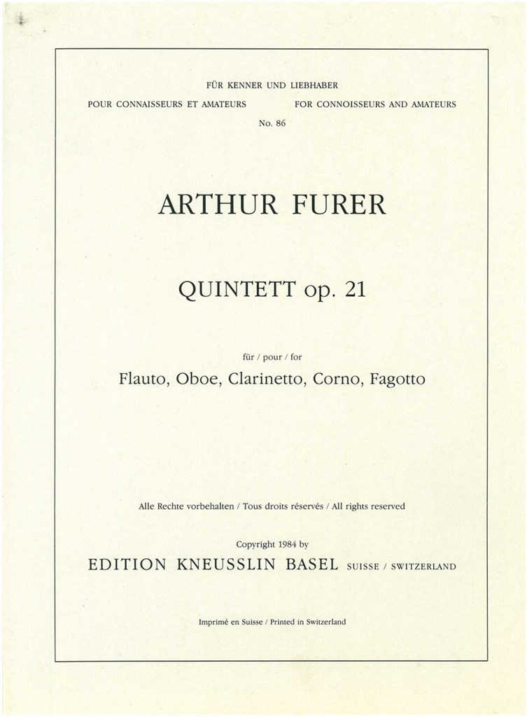 Quintett Für Bläser