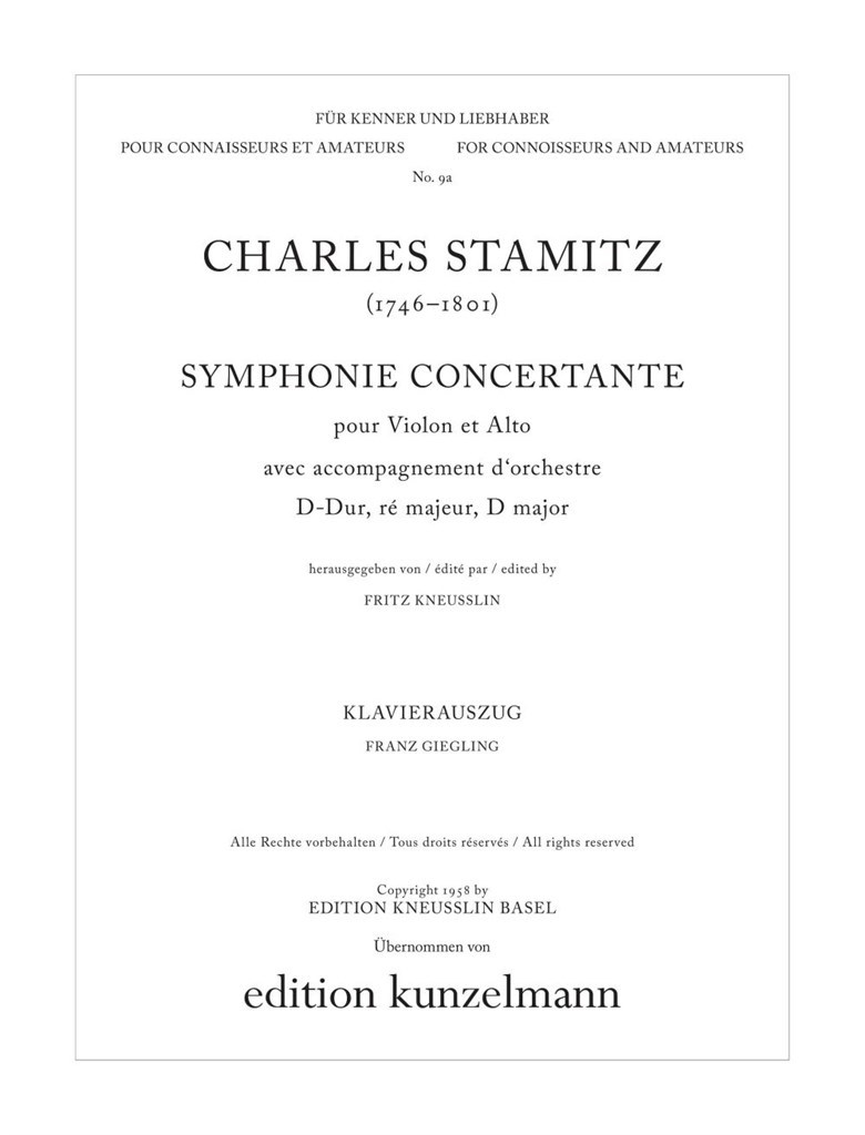 Sinfonia Concertante D-Dur
