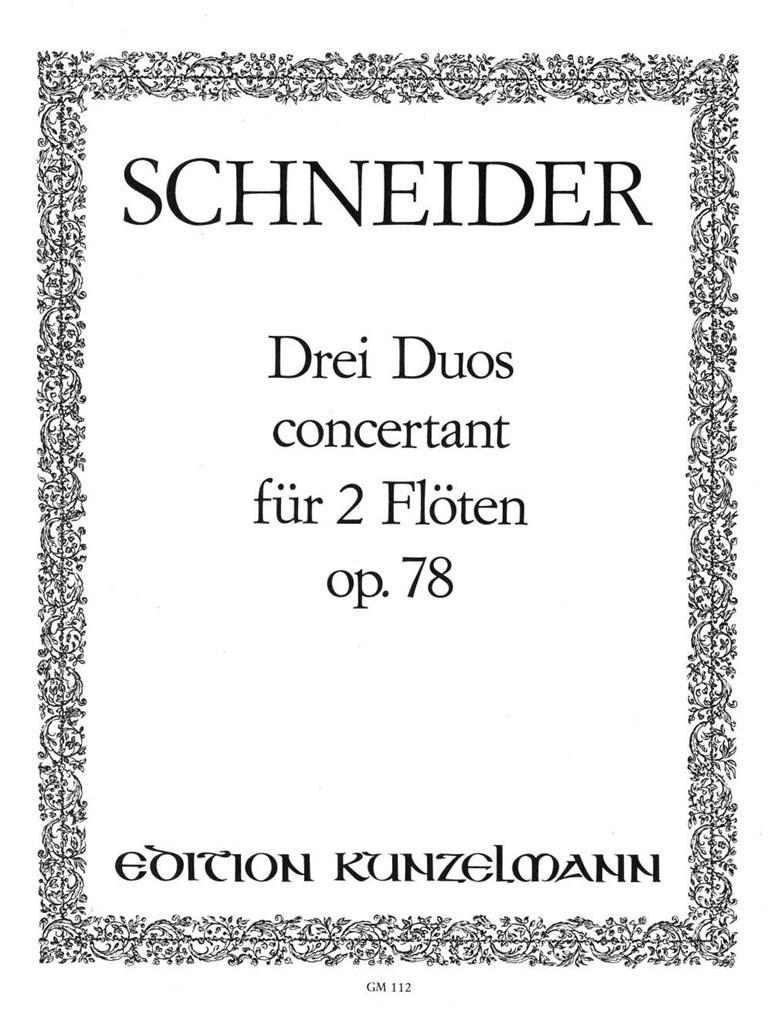 3 Duos Concertant Für 2 Flöten
