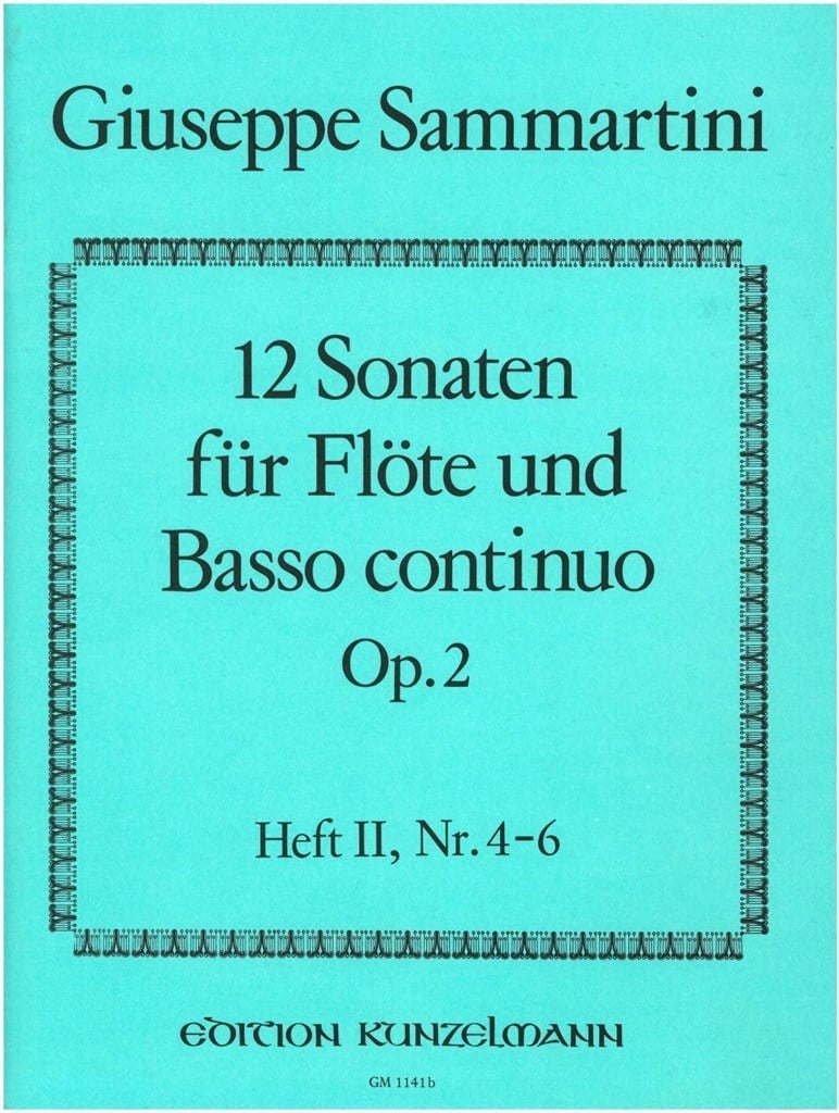 12 Sonaten für Flöte - Band 2