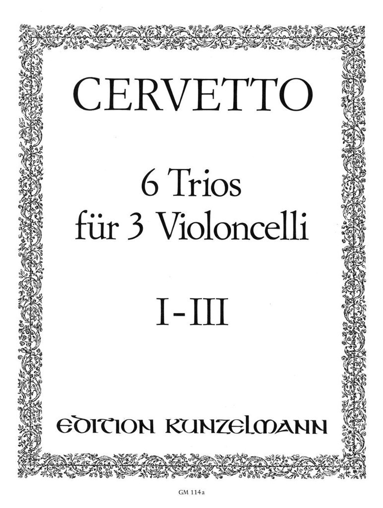 6 Trios Für 3 Violoncelli (1-3)