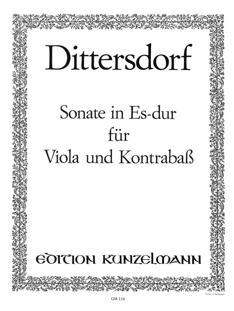 Sonate Für Viola und Kontrabass