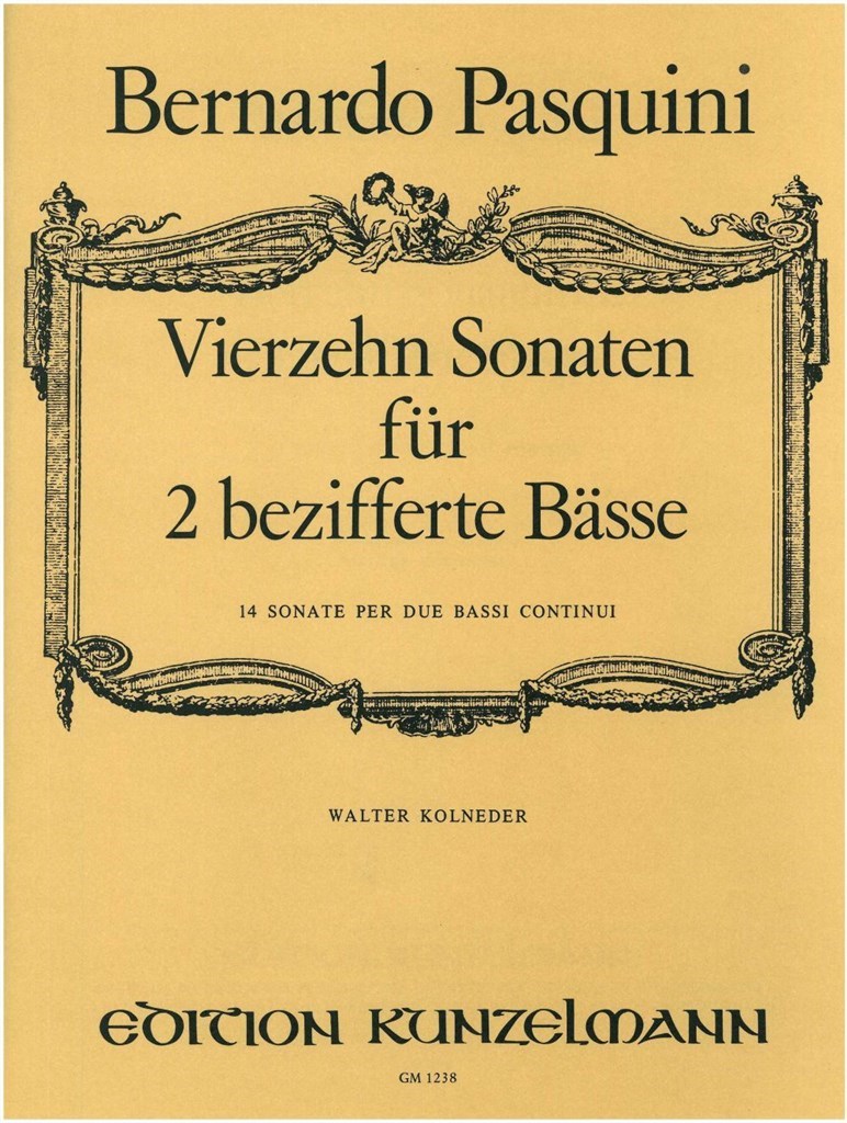 14 Sonaten Für 2 Bezifferte Bässe