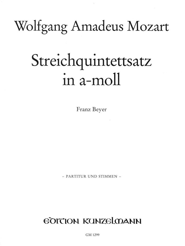 Streichquintettsatz
