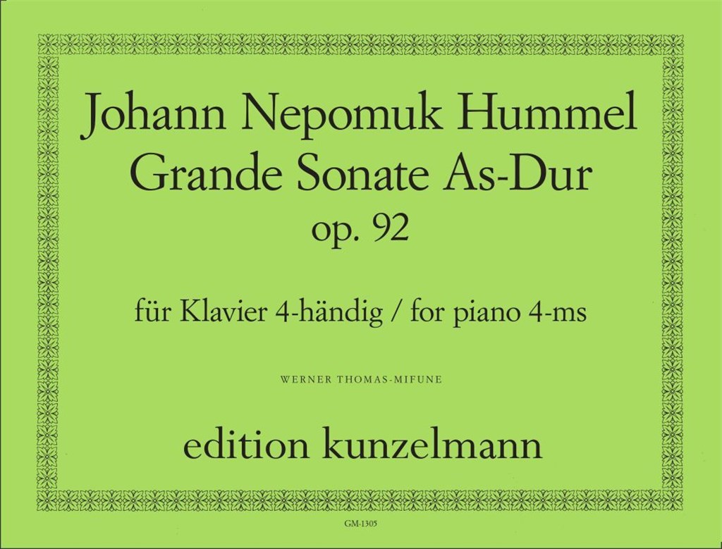 Grande Sonate As-Dur Op. 92