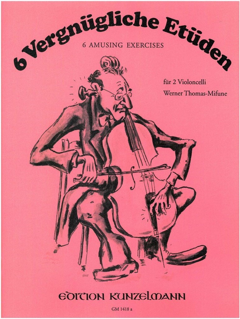 6 Vergnügliche Etüden Für 2 Violoncelli